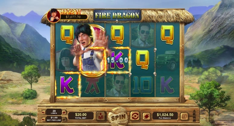 Fire dragon slot by RTG - Raging Bull Casino