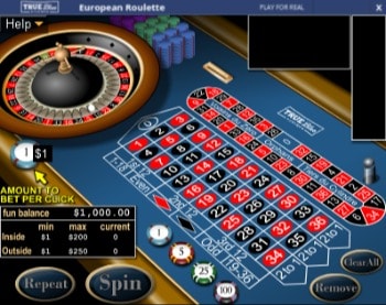 True Blue Casino Roulette