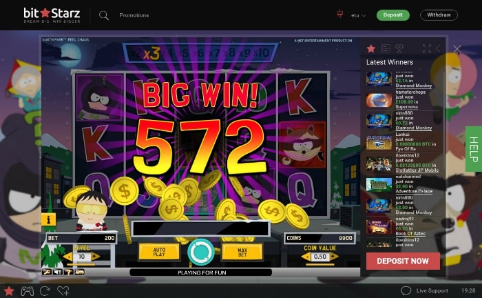 Southpark Pokie at Bitstarz Casino