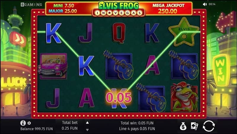 Elvis Frog in Vegas Slot by BGaming - GetSlots Casino