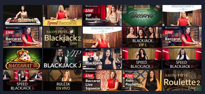 Live Dealers Casino Section at GetSlots