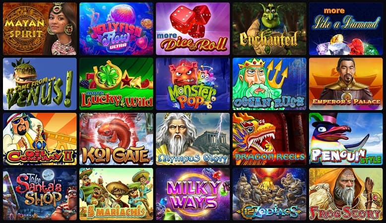 Casinomia Review - Pokies Selection