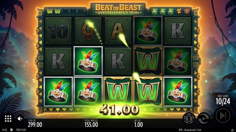 Casoo Review - Beat the Beast Quetzalcoatls Trial - Pokie by Thunderkick