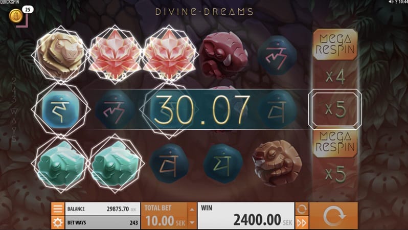 Divine Dreams Pokie by Quickspin - Casoo Casino