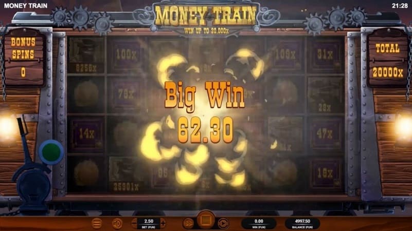 Money Train Pokie by Relax Gaming at Casoo