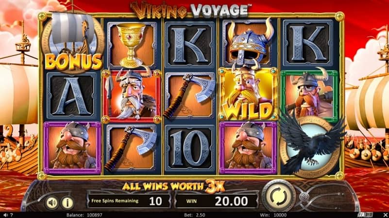 Viking Voyage Pokie by BetSoft at Casoo