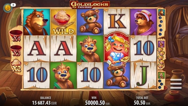 Goldilocks Pokie by Quickspin at Kim Vegas Casino