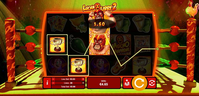 Lucha Libre 2 Pokie at Ozwin Casino