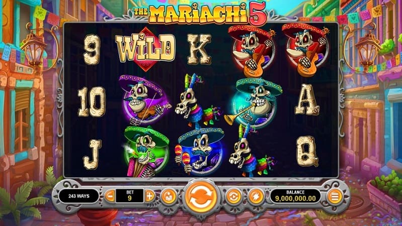 The Mariachi 5 Pokie at Ozwin Casino