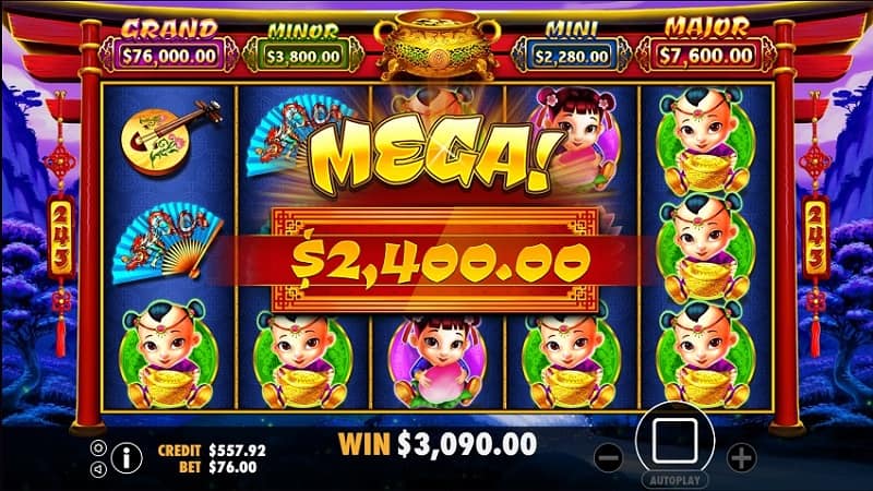 Pokie Place Casino Review - Caishens Fortune Slot by IGTech - big win