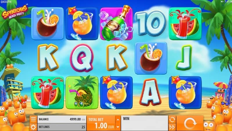 Pokie Place Casino Review - Spinions Beach Party Pokie by Quickspin