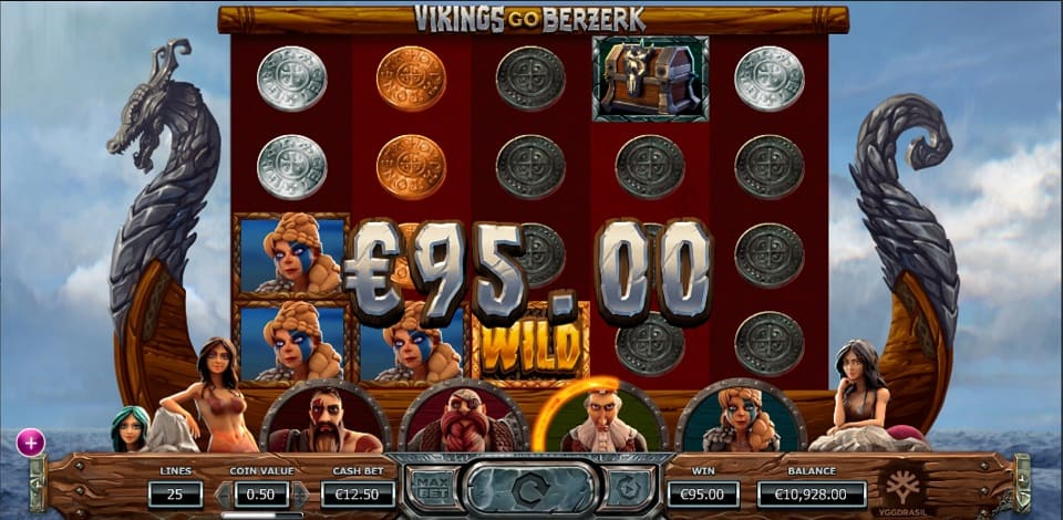 Vikings go Berzerk - New Slot Game by Yggdrasil - at Dazard Casino