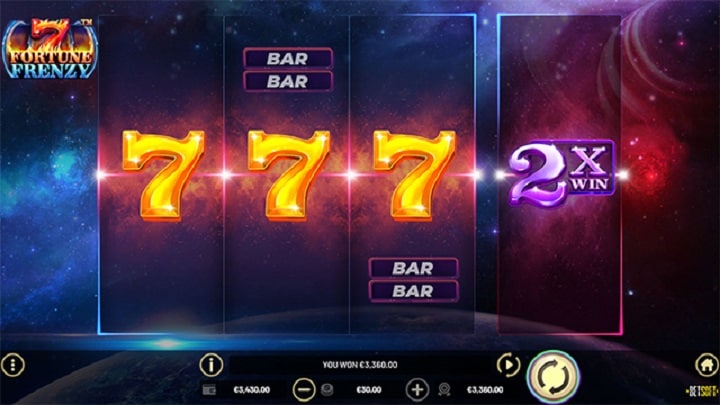 7 Fortune Frenzy - New Pokie by BetSoft - at Nine Casino