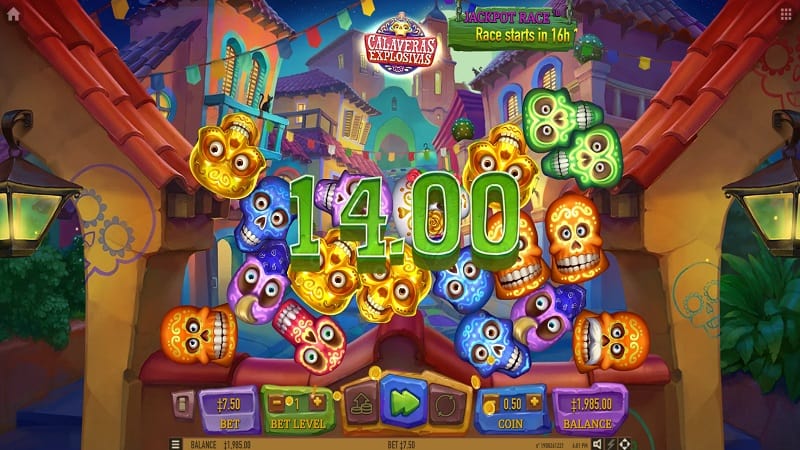 Calaveras Explosivas Pokie by Habanero - Nine Casino