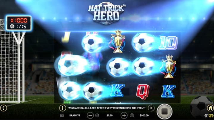 Hat Trick Hero - New Pokie by BetSoft - OZ Las Vegas Casino