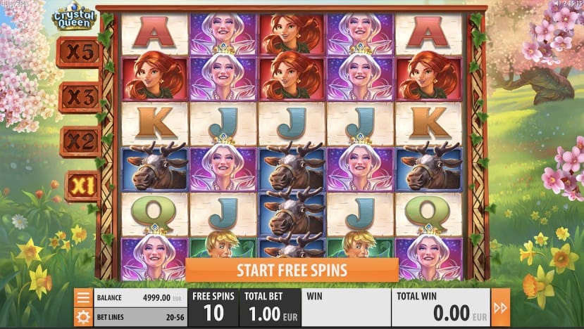 Crystal Qween Pokie by Quickspin at Mr.Play Casino